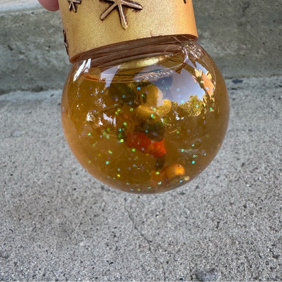 Disney Ice Skating Mickey Snow Globe Ornament with Glitter - Picture 4 of 5